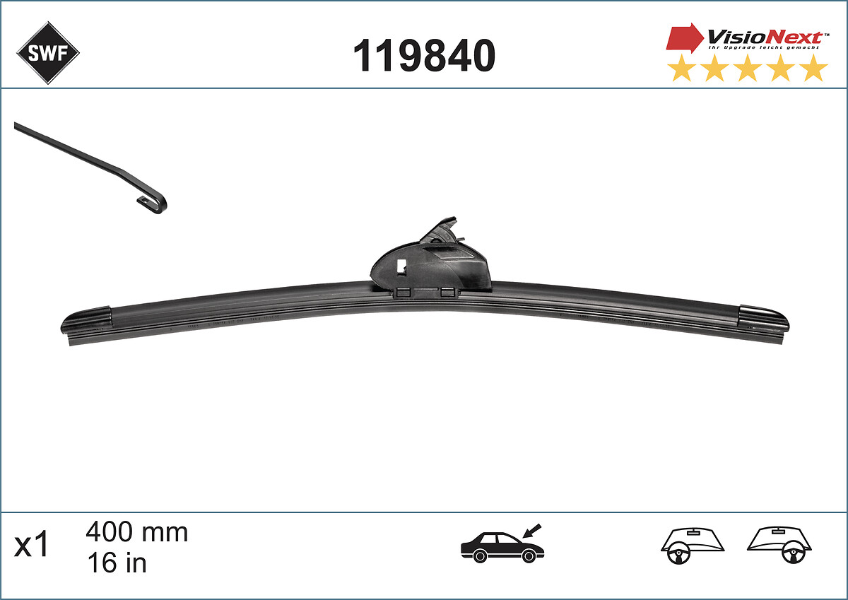 SWF  119840 - Ablaktörlő lapát